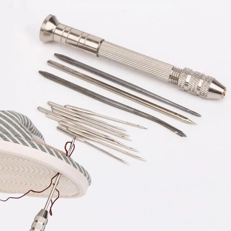 Punch Needle Kit - 가죽 바느질 배늘 수리 키트 -