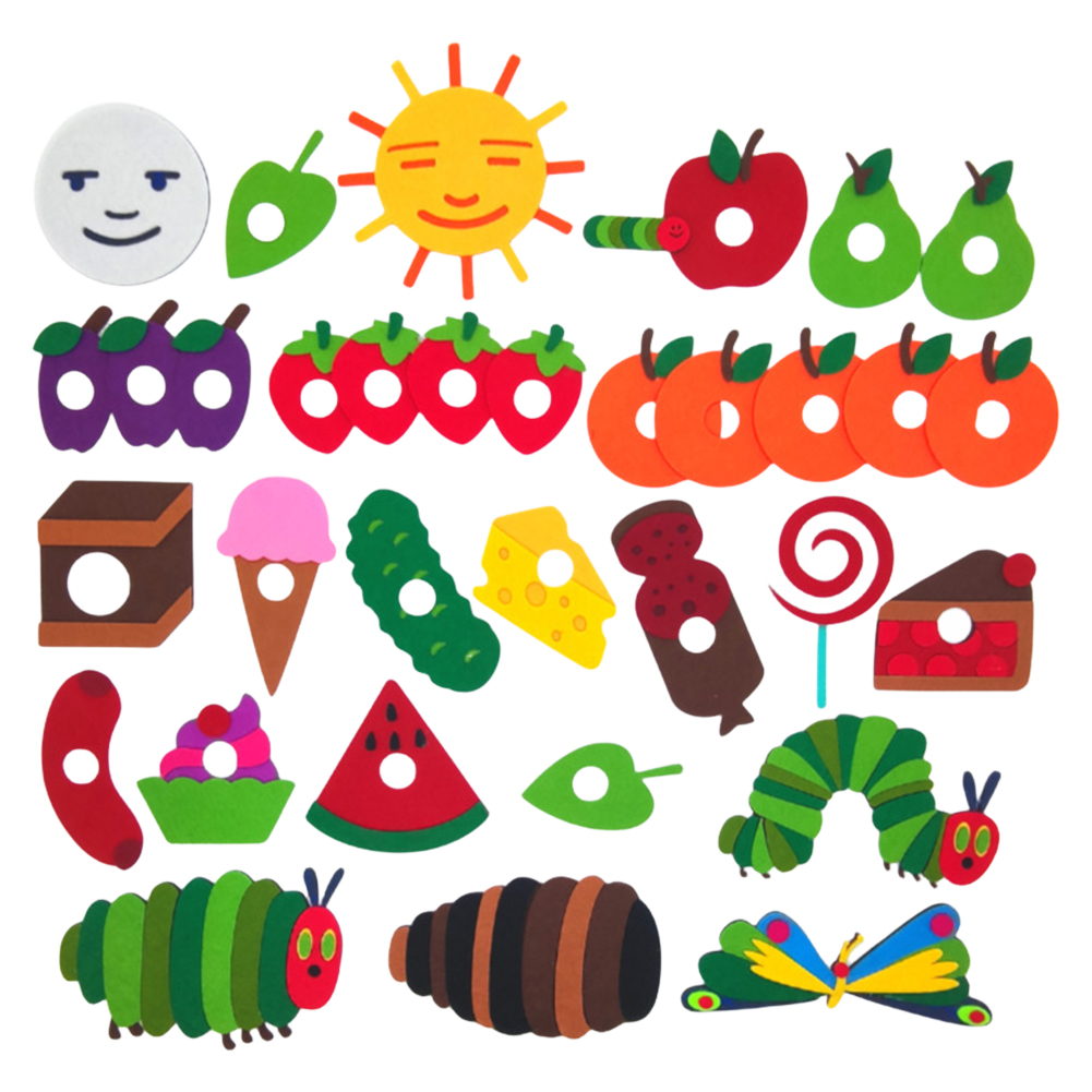 Art Craft For Preschool - 배고픈 애벌레 장난감 영어 그림책 교구