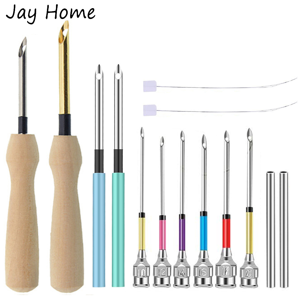 Punch Needle Kit - 자수 스티치 펀치 바늘 찌르기 크로스