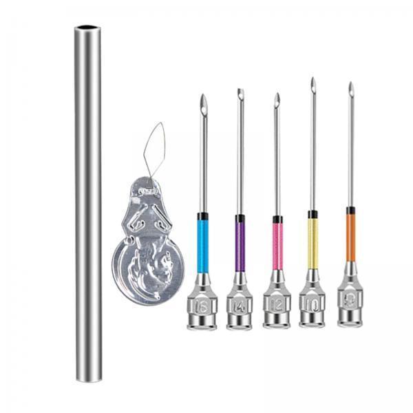 Punch Needle Kit - 펀치 니들 자수 키트, 다채로운 플라스틱