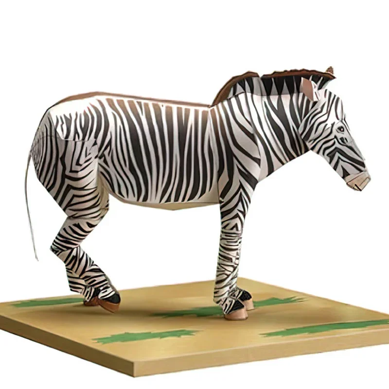Art Craft Zebra - 얼룩말 종이 접기 아트 미니 3D