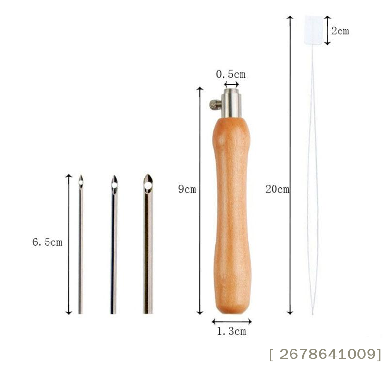 Punch Needle Kit - ⚑ 5종 펀치 니들 세트 2.5mm/3.5mm/5mm