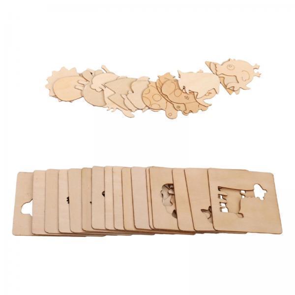 Art Craft For Preschool - 어린이 그림 스텐실 나무 재사용 가능