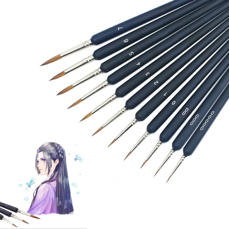 Gouache Paint Set - 11/22개 미니어처 훅 라인 펜 아트