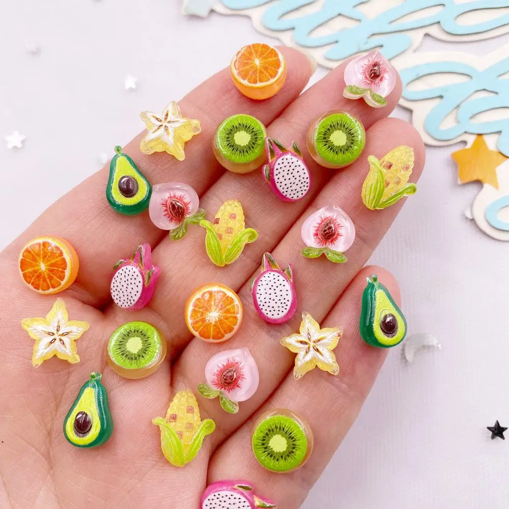 Art Craft Vegetables - 송진 귀여운 미니 컬러풀 아보카도 키위