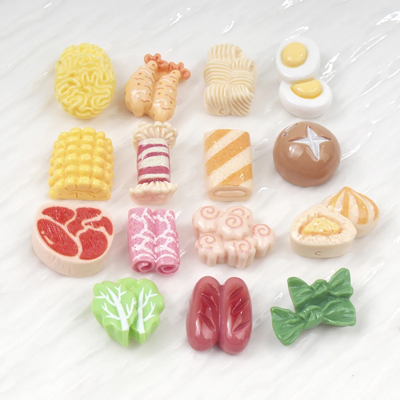 Art Craft Vegetables - 30/300개 만화 미니 야채 옥수수 표고버섯
