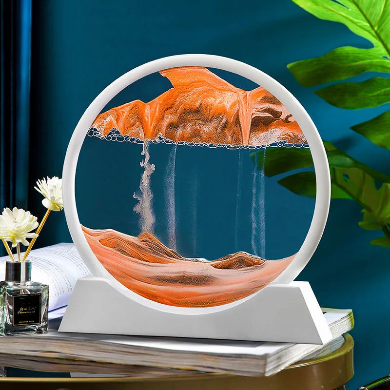 12인치 3D 모션 샌드 아트 그림 원형 유리 바다 풍 - Art Craft Movement 리뷰 및 가격