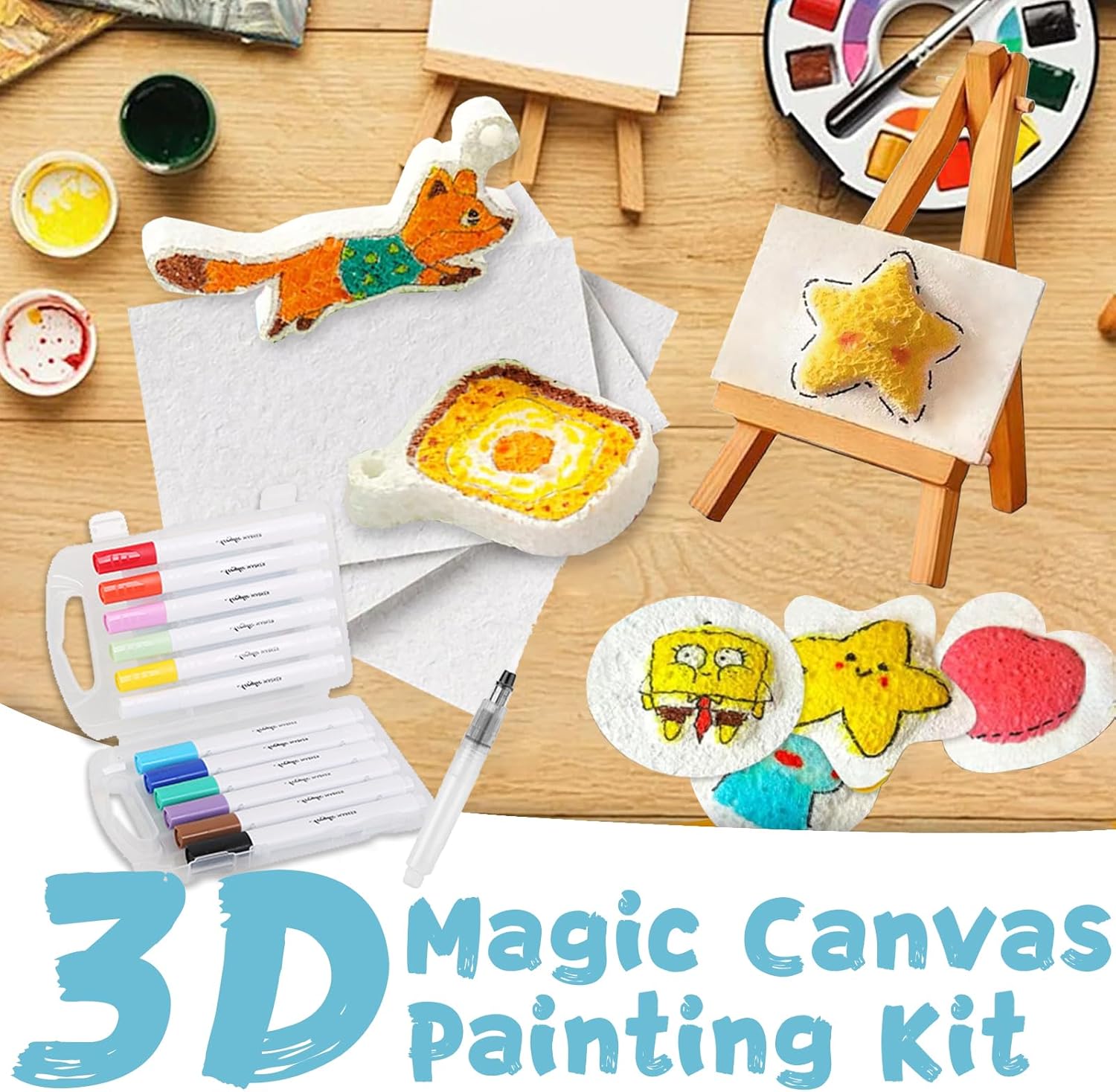 3D 퍼피 폼 텍스처 페인팅 종이 세트 (어린이 DIY - Art Craft Toys 리뷰 및 가격