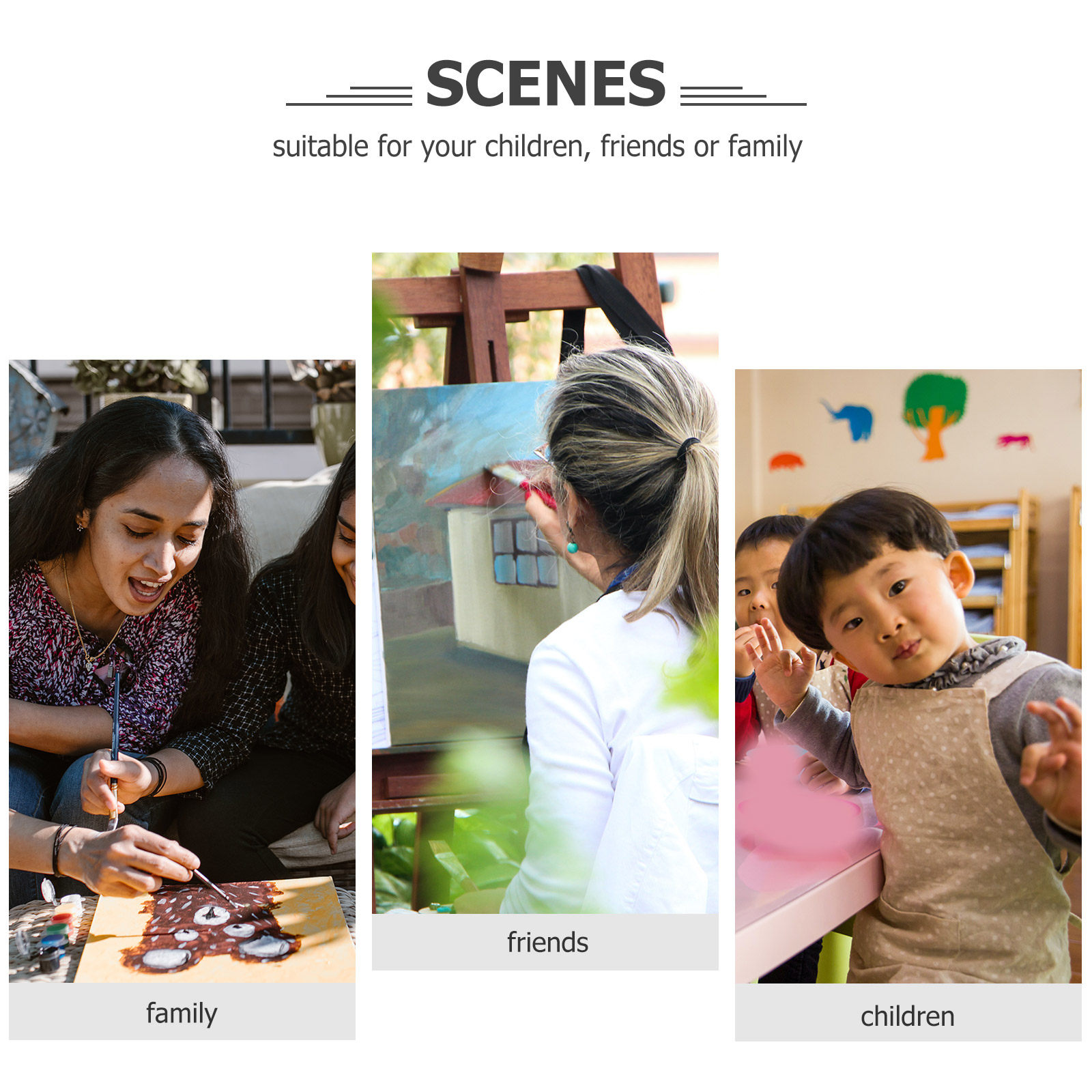 6개 세트 세척 가능한 스펀지 스탬퍼 - 그림 그리기, - Art Craft For Preschool 리뷰 및 가격