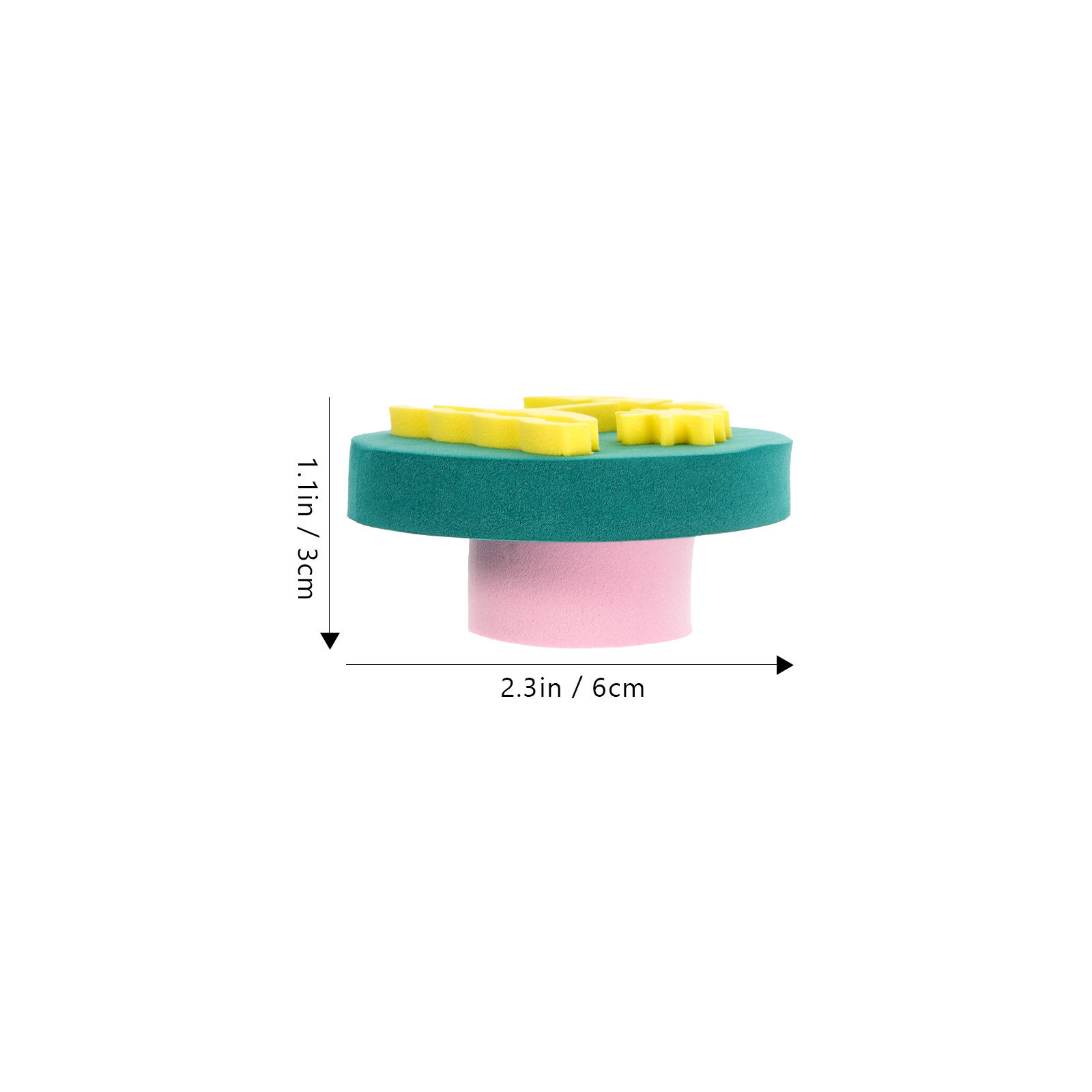 6개 세트 세척 가능한 스펀지 스탬퍼 - 그림 그리기, - Art Craft For Preschool 리뷰 및 가격