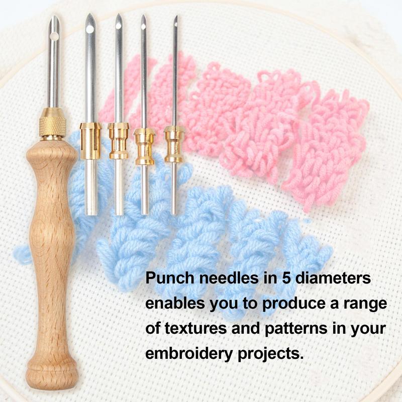펀치 바늘 매직 자수 펜 키트 바늘 러그 후킹 도구,  - Punch Needle Kit 리뷰 및 가격
