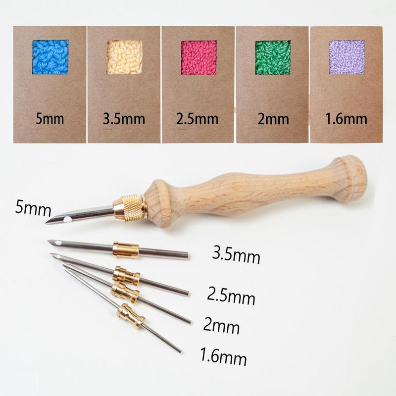 펀치 바늘 매직 자수 펜 키트 바늘 러그 후킹 도구,  - Punch Needle Kit 리뷰 및 가격