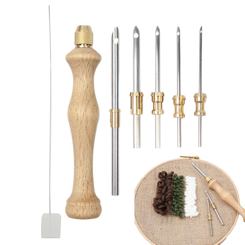 펀치 바늘 매직 자수 펜 키트 바늘 러그 후킹 도구,  - Punch Needle Kit 리뷰 및 가격