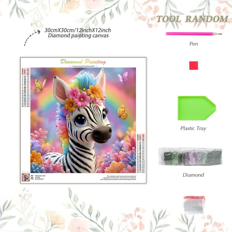 CHENISTORY 제브라 5D 다이아몬드 페인팅 홈  - Art Craft Zebra 리뷰 및 가격