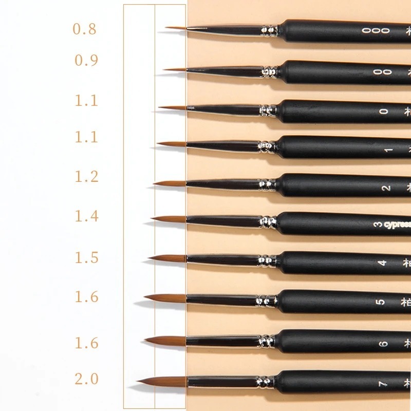 섬세한 디테일 페인트 브러시 후크 라인 펜 아티스트 핸 - Gouache Paint Set 리뷰 및 가격