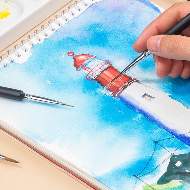 섬세한 디테일 페인트 브러시 후크 라인 펜 아티스트 핸 - Gouache Paint Set 리뷰 및 가격