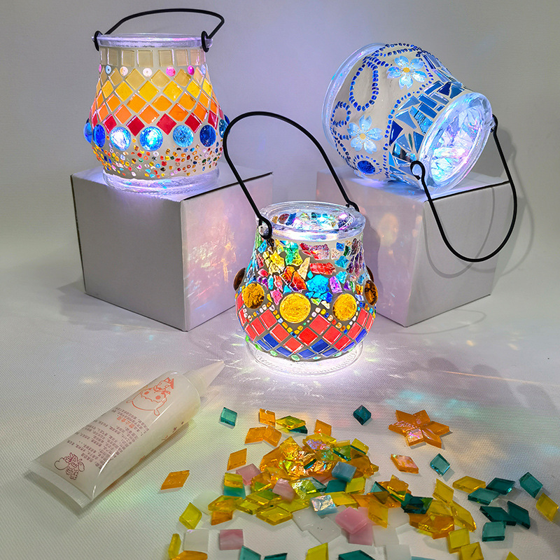 DIY 키트 모자이크 조립 세트 유리 랜턴/캔들 홀더/ - Art And Craft Exclusives 리뷰 및 가격