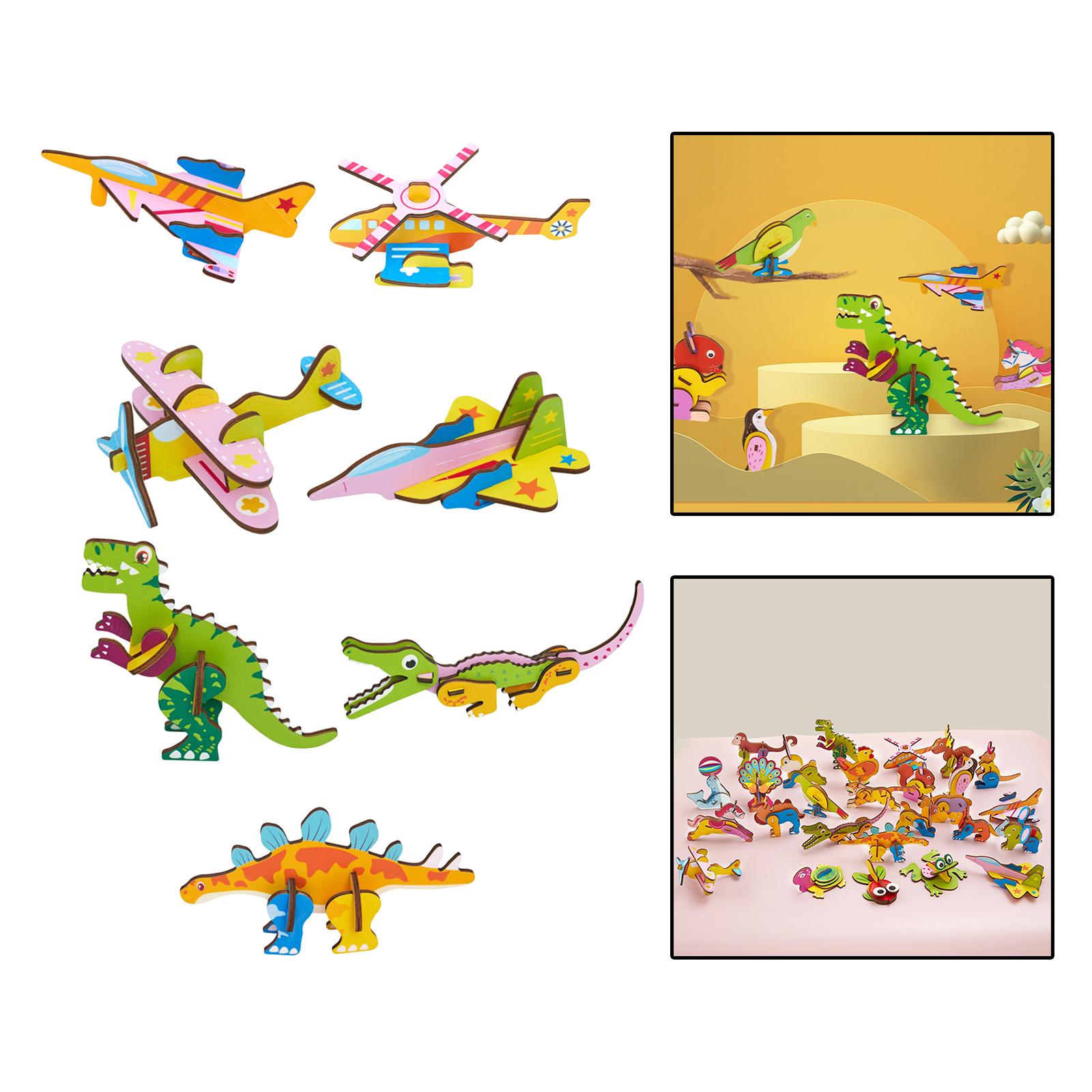 3D 만화 나무 삽입형 퍼즐, 재미있는 게임 미술 공예 - Art Craft Kindergarten 리뷰 및 가격