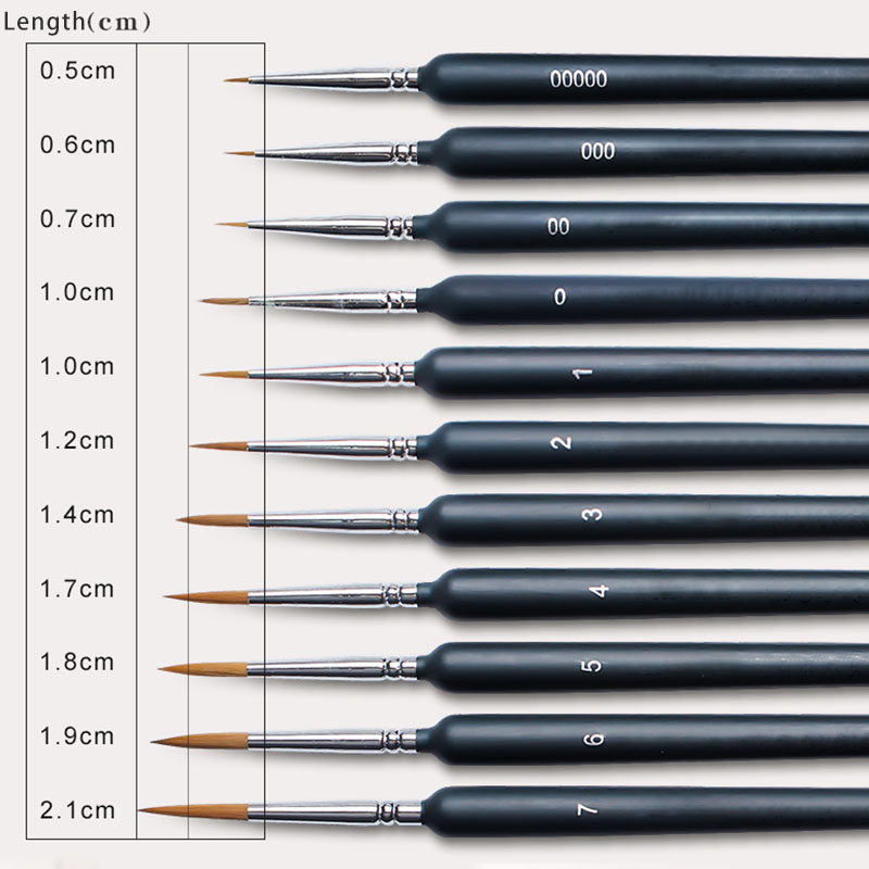훅 라인 펜 수채화 클라보레이트 스타일 유화 초극세 소 - Gouache Paint Set 리뷰 및 가격