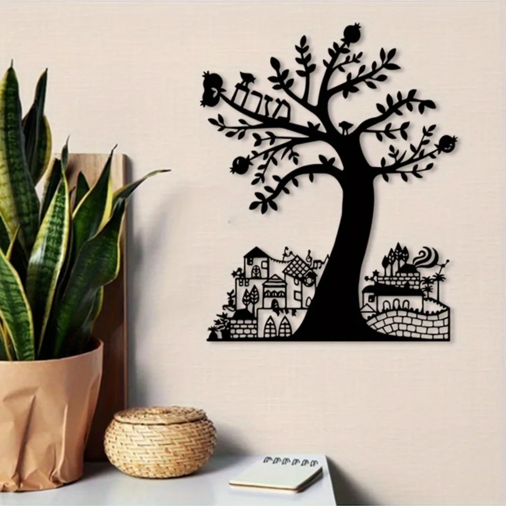 CIFBUY 금속 벽 장식 석류나무 예루살렘 문양 철제 - Art Crafts 리뷰 및 가격
