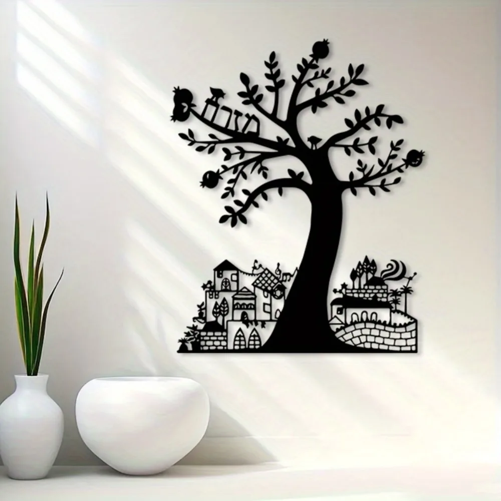 CIFBUY 금속 벽 장식 석류나무 예루살렘 문양 철제 - Art Crafts 리뷰 및 가격