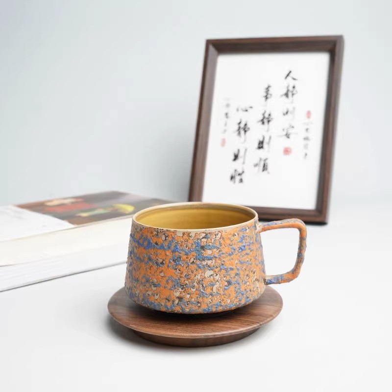일본 스타일 레트로 독점 디자인 세라믹 텍스처 커피 컵 - Art And Craft Exclusives 리뷰 및 가격