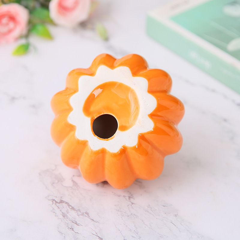 세라믹 재미있는 야채 호박 할로윈 장식품 홈 장식품 예 - Art Craft Vegetables 리뷰 및 가격