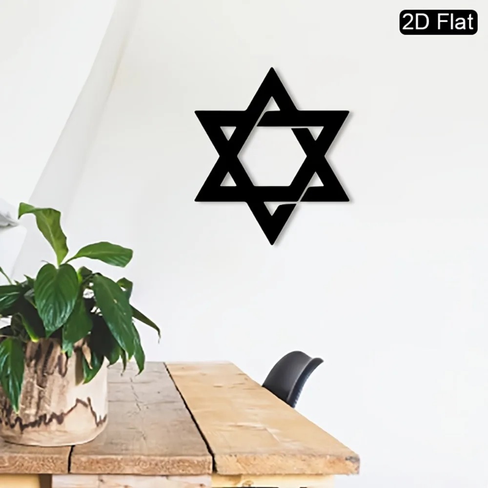 CIFBUY 철제 벽 장식 다윗의 별 금속 조각품 벽걸 - Art & Craft Paper Origami 리뷰 및 가격