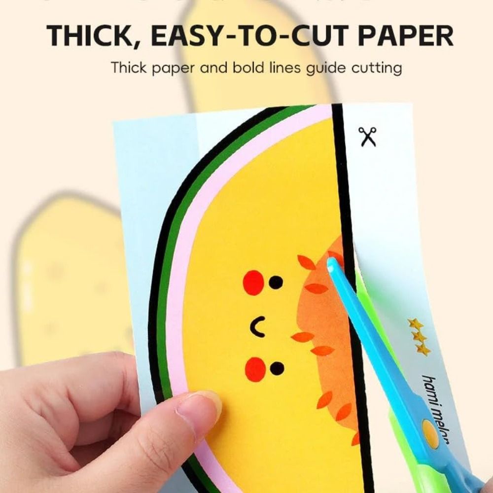 안전한 어린이 종이 자르기 키트 도구 포함 예술 공예  - Art Craft For Preschool 리뷰 및 가격