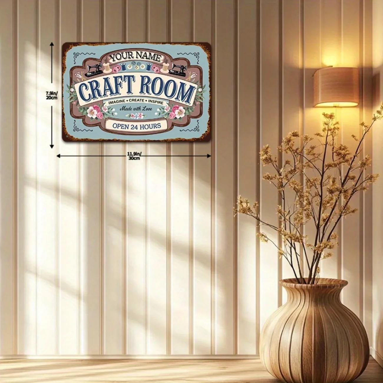맞춤형 금속 공예실 간판, 레트로 감성의 벽 장식 (아 - Art Craft Home 리뷰 및 가격