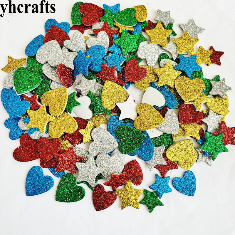 반짝이 별과 하트 폼 스티커, 크리스마스 실내 장식,  - Art Craft Kindergarten 리뷰 및 가격