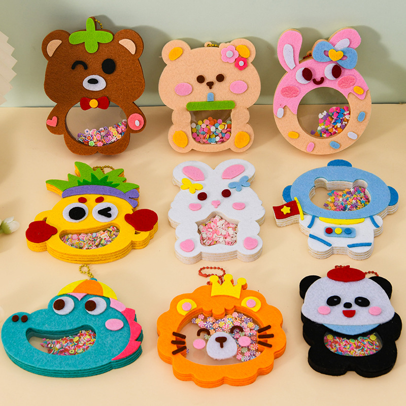 DIY 동물 쉐이크 펜던트 아트 공예 키트 (어린이용, - Art Craft Kindergarten 리뷰 및 가격