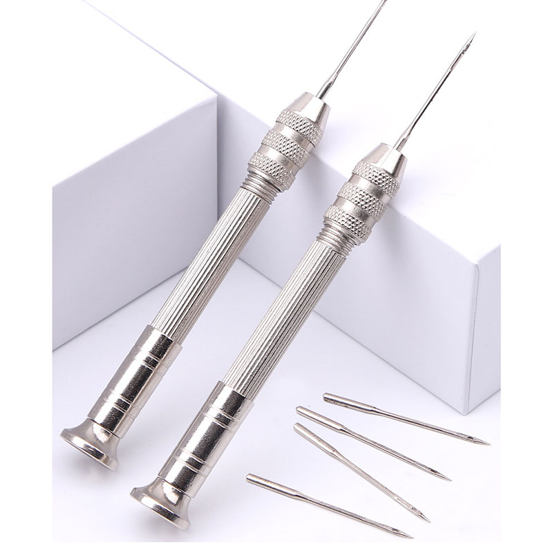 가죽 바느질 송곳 세트 교체 가능한 다기능 신발 수리  - Punch Needle Kit 리뷰 및 가격