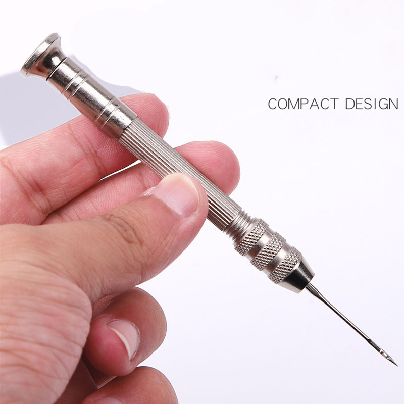 가죽 바느질 송곳 세트 교체 가능한 다기능 신발 수리  - Punch Needle Kit 리뷰 및 가격
