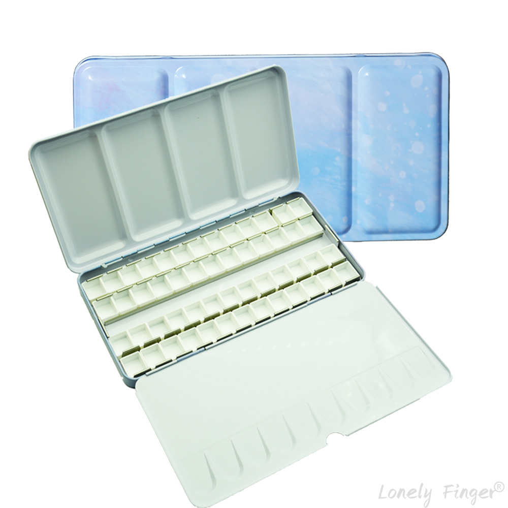 빈 수채화 팔레트 틴 세트(14/26/52 팬 포함), - Gouache Paint Set 리뷰 및 가격