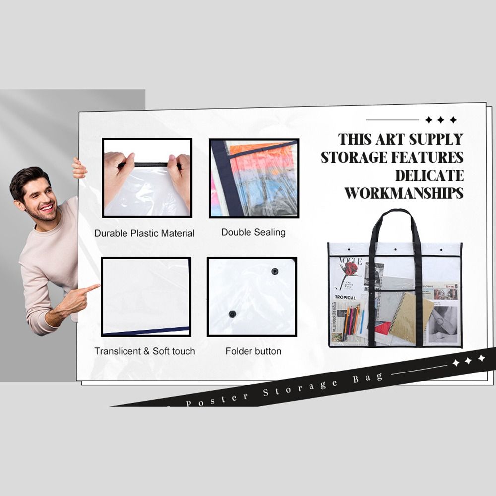 새로운 내구성 있는 아트 포트폴리오 가방 대용량 방수  - Art Portfolio Bag 리뷰 및 가격