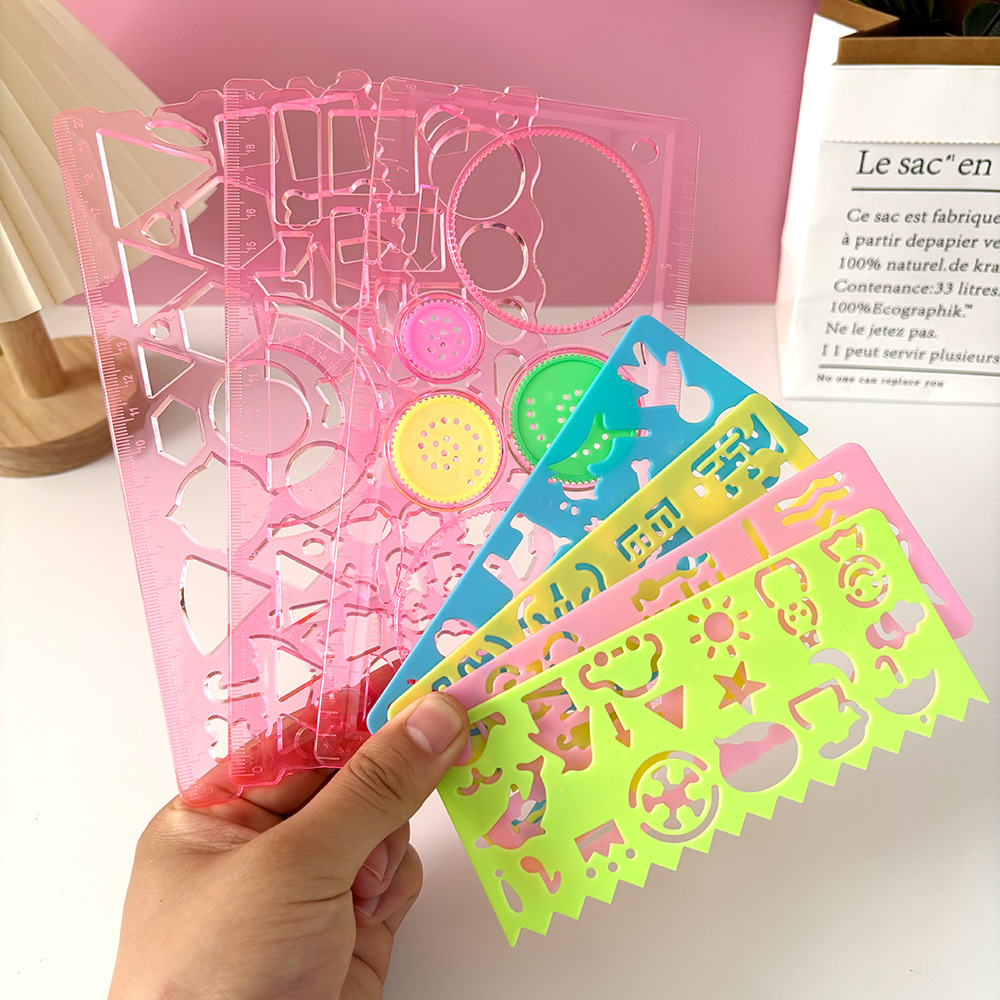 기하학 Spirograph 그리기 스텐실 세트 그림 템 - Art Craft Kindergarten 리뷰 및 가격